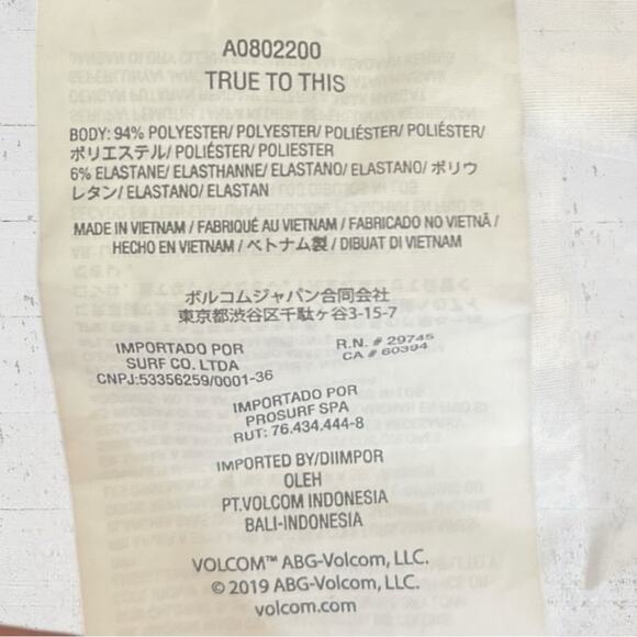 Volcom Men's Manic 2 Boardshort Bamboo 9.5'' Inseam Size 34 Beach Swim Vacation - Picture 7 of 10